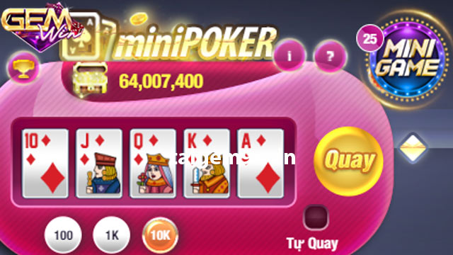 Đôi nét cơ bản về game Mini Poker online