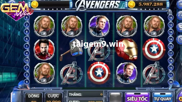 Tìm hiểu về siêu game Avengers nổ hũ