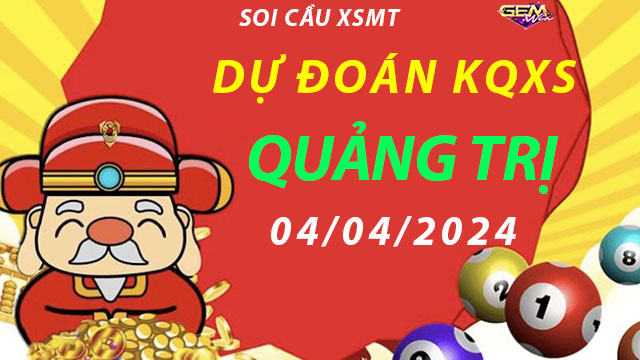 Cầu lô đề xổ số Quảng Trị 04/04/2024 – Lấy số liền tay cùng Taigem9